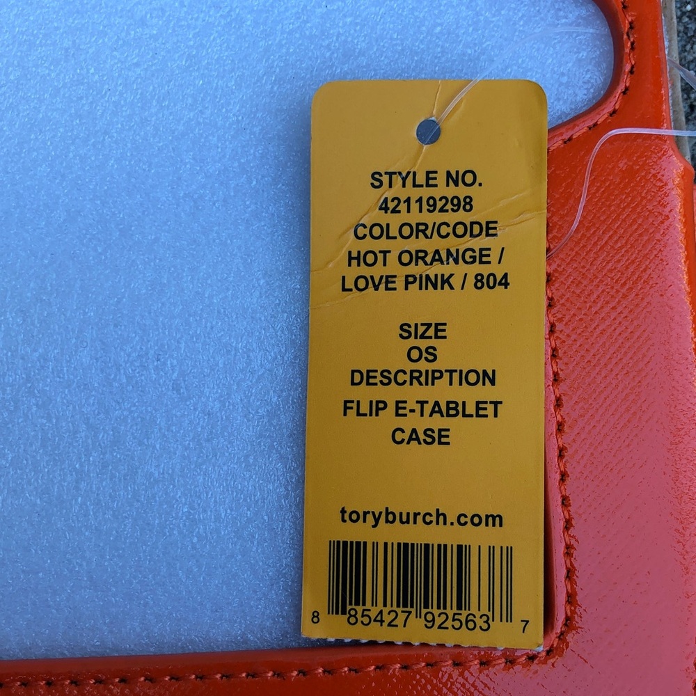 Tory Burch Vibrant Orange Tablet Cover - Picture 6 of 8
